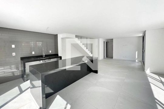 Sala/Cozinha de apartamento à venda com 3 quartos, 159m² em Funcionários, Belo Horizonte