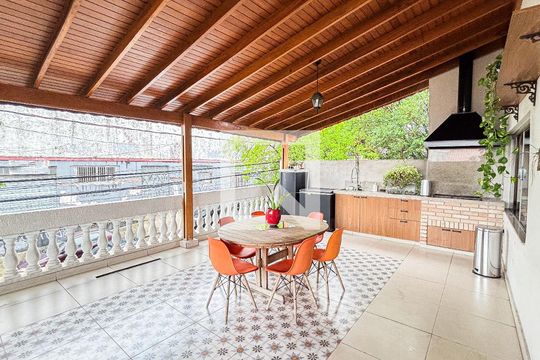 Varanda Gourmet de casa para alugar com 3 quartos, 280m² em Parque Novo Oratório, Santo André