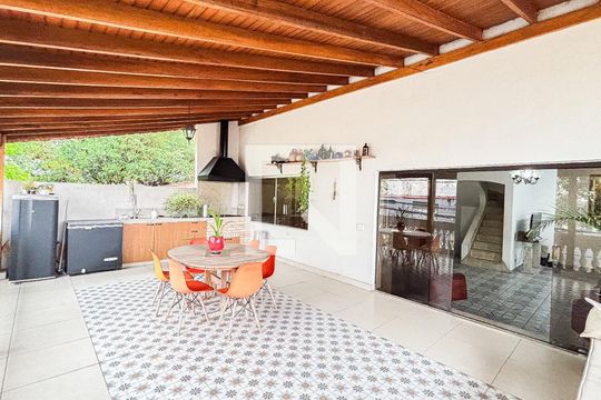 Varanda Gourmet de casa para alugar com 3 quartos, 280m² em Parque Novo Oratório, Santo André