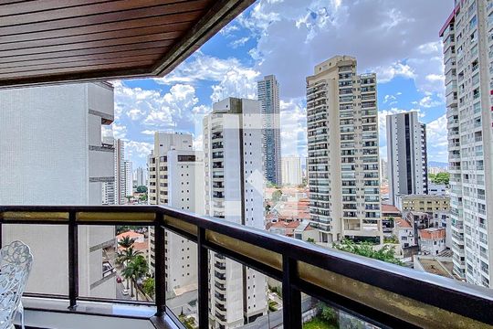 Varanda da Sala de apartamento à venda com 3 quartos, 227m² em Água Rasa, São Paulo
