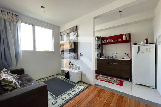 Cozinha de apartamento à venda com 2 quartos, 51m² em Feitoria, São Leopoldo