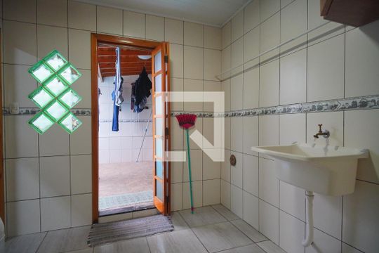Área de Serviço de casa à venda com 2 quartos, 109m² em São José, Novo Hamburgo