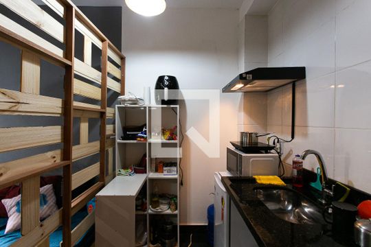 Cozinha de kitnet/studio à venda com 1 quarto, 18m² em Vila Matilde, São Paulo