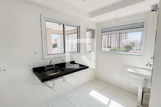 Cozinha - Area de Serviço de apartamento à venda com 2 quartos, 57m² em Jardim Bela Vista, Santo André