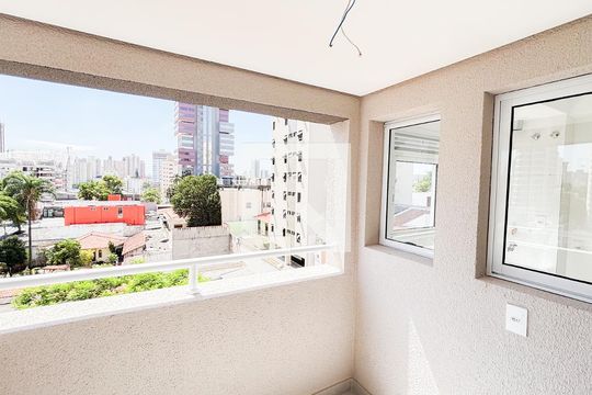 Varanda Sala - Sala de Jantar de apartamento à venda com 2 quartos, 57m² em Jardim Bela Vista, Santo André