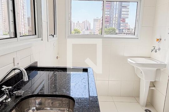 Cozinha - Area de Serviço de apartamento à venda com 2 quartos, 57m² em Jardim Bela Vista, Santo André