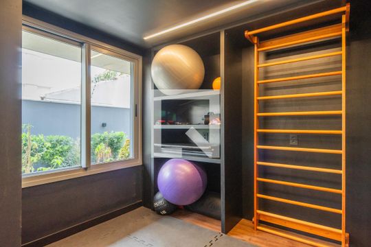Área comum - Academia de apartamento à venda com 1 quarto, 41m² em Menino Deus, Porto Alegre