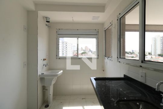 Cozinha / Área de Serviço de apartamento à venda com 2 quartos, 57m² em Jardim Bela Vista, Santo André