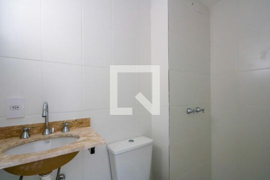 Banheiro do quarto 1 de apartamento à venda com 2 quartos, 57m² em Jardim Bela Vista, Santo André