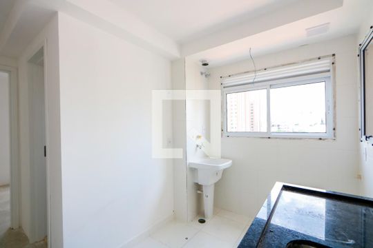 Cozinha/Área de serviço de apartamento à venda com 2 quartos, 57m² em Jardim Bela Vista, Santo André