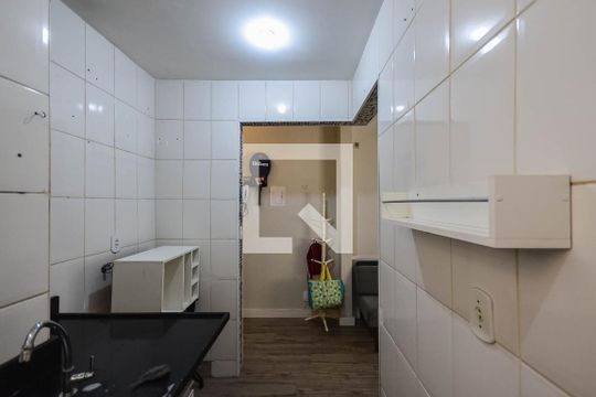 Cozinha de apartamento à venda com 1 quarto, 33m² em Grajaú, Rio de Janeiro