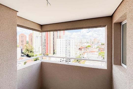 Varanda Sala - Sala de Jantar de apartamento à venda com 2 quartos, 57m² em Jardim Bela Vista, Santo André