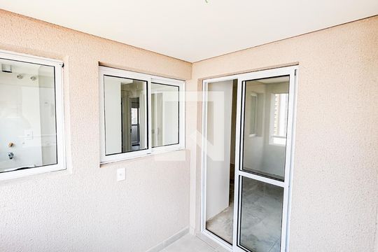 Varanda Sala - Sala de Jantar de apartamento à venda com 2 quartos, 57m² em Jardim Bela Vista, Santo André