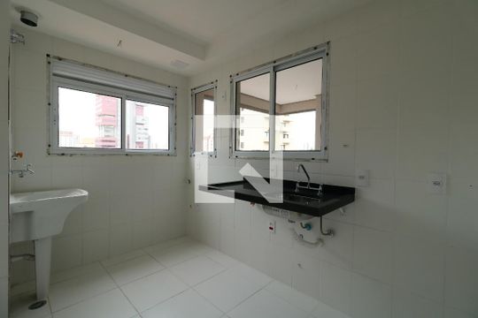 Cozinha / Área de Serviço de apartamento à venda com 2 quartos, 57m² em Jardim Bela Vista, Santo André
