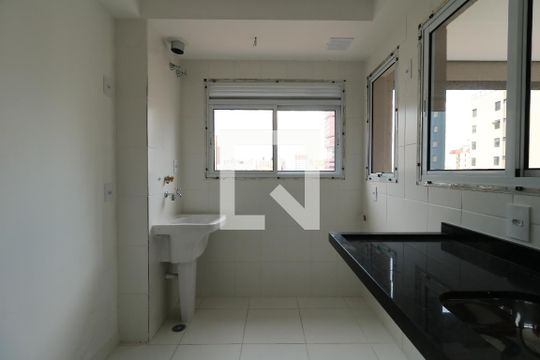 Cozinha / Área de Serviço de apartamento à venda com 2 quartos, 57m² em Jardim Bela Vista, Santo André