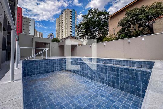 Área comum - Piscina de apartamento à venda com 2 quartos, 57m² em Jardim Bela Vista, Santo André