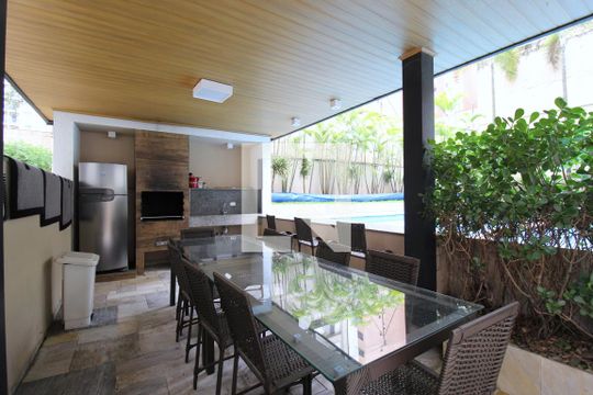 Área Comum - Churrasqueira de apartamento à venda com 3 quartos, 100m² em Indianópolis, São Paulo