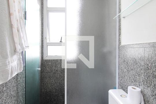 Banheiro da Suíte 1 de apartamento à venda com 3 quartos, 100m² em Indianópolis, São Paulo