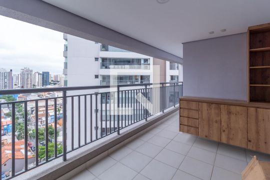 Varanda gourmet de apartamento à venda com 2 quartos, 81m² em Cidade Mãe do Céu, São Paulo