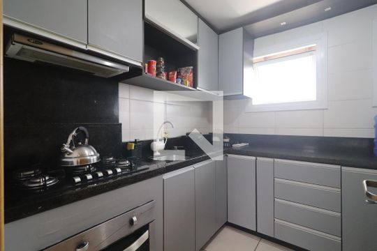 cozinha de apartamento à venda com 2 quartos, 62m² em Rondônia, Novo Hamburgo