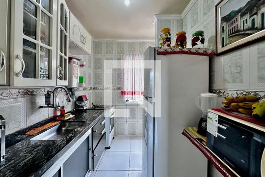 Cozinha  de apartamento para alugar com 2 quartos, 55m² em Santo Amaro, São Paulo