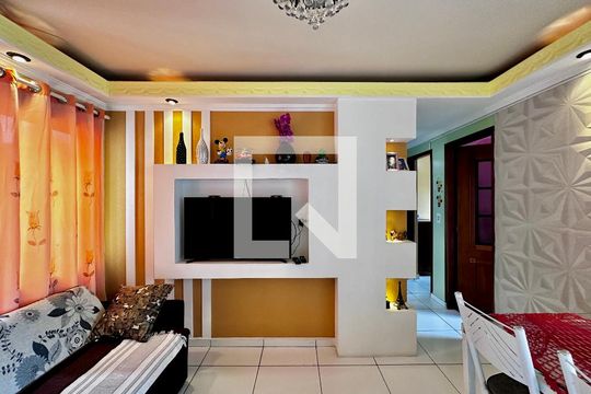 Sala de apartamento para alugar com 2 quartos, 55m² em Santo Amaro, São Paulo