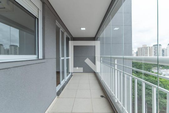 Varanda de apartamento à venda com 1 quarto, 44m² em Brooklin, São Paulo