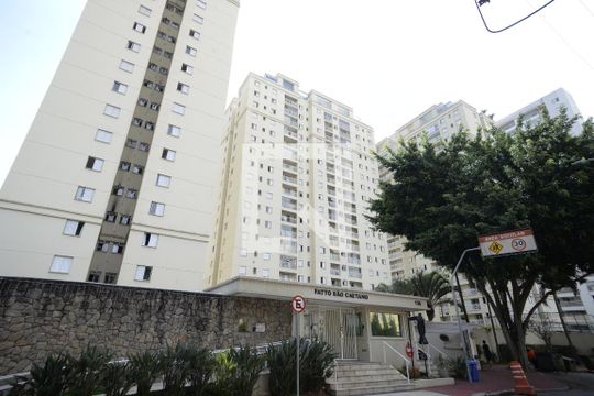 Fachada de apartamento à venda com 3 quartos, 74m² em Jardim Sao Caetano, São Caetano do Sul