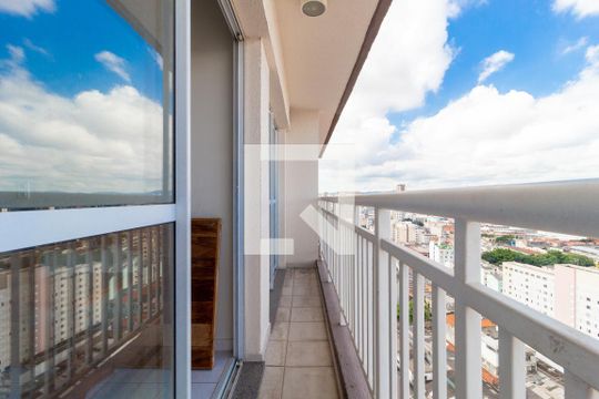 Varanda de apartamento para alugar com 1 quarto, 34m² em Brás, São Paulo