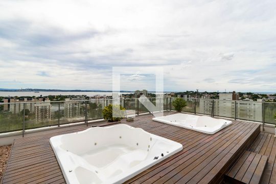 Área comum - Piscina de apartamento à venda com 3 quartos, 120m² em Tristeza, Porto Alegre