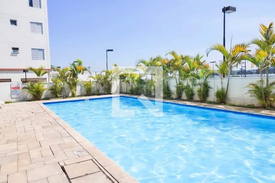 Área comum - Piscina de apartamento à venda com 3 quartos, 63m² em Vila Homero Thon, Santo André