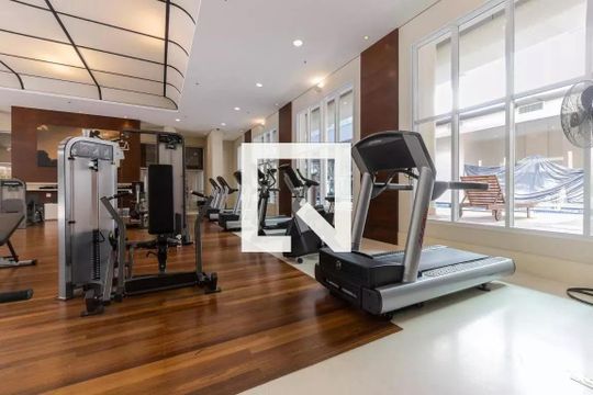 Área comum - Academia de apartamento para alugar com 1 quarto, 55m² em Cerqueira César, São Paulo
