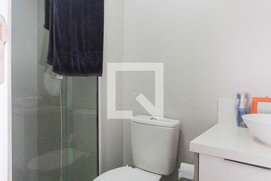 Banheiro Suíte  de apartamento à venda com 1 quarto, 28m² em Vila Tolstoi, São Paulo