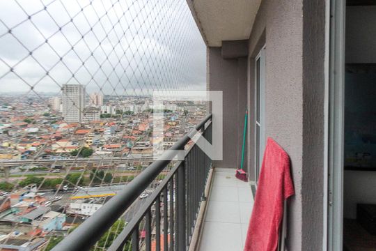 Varanda Sala de apartamento à venda com 1 quarto, 28m² em Vila Tolstoi, São Paulo