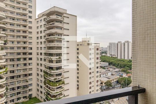 Varanda de kitnet/studio para alugar com 1 quarto, 40m² em Campos Elíseos, São Paulo