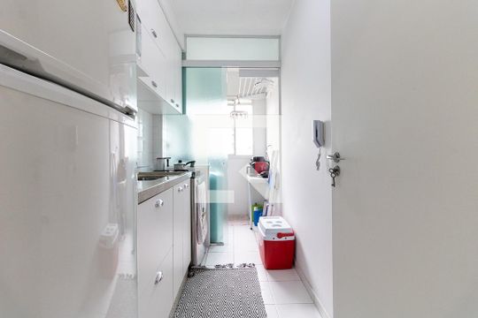 Cozinha de apartamento à venda com 2 quartos, 55m² em Jardim Previdencia, São Paulo