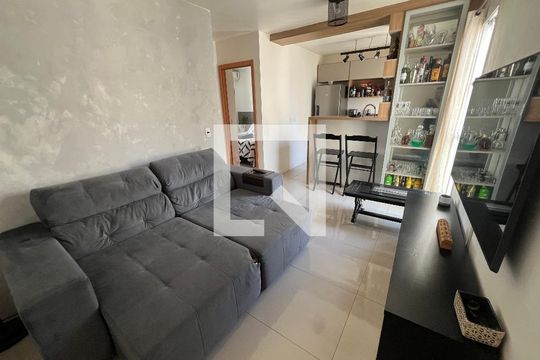 Sala de apartamento à venda com 2 quartos, 45m² em Canudos, Novo Hamburgo