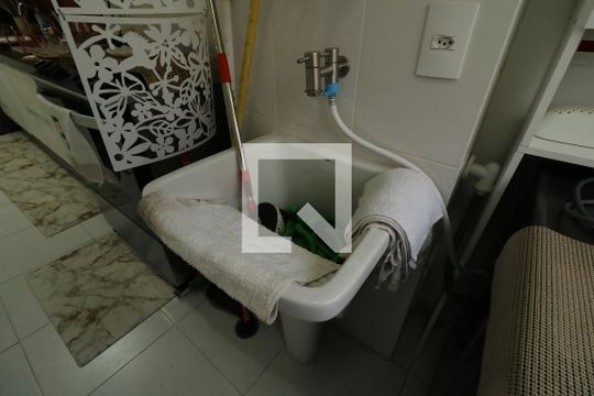 Área de Serviço - Tanque de apartamento à venda com 2 quartos, 68m² em Vila Apiai, Santo André