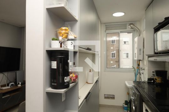 Cozinha de apartamento à venda com 2 quartos, 43m² em Cidade Líder, São Paulo