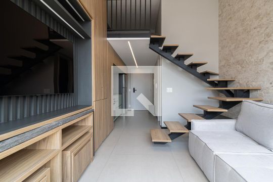 Sala de kitnet/studio à venda com 1 quarto, 27m² em Indianópolis, São Paulo