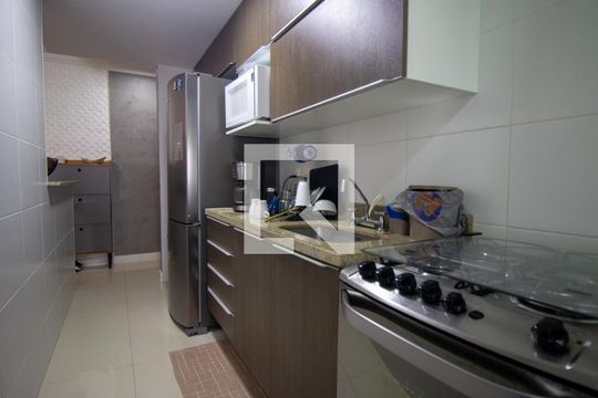 Cozinha e Área de Serviço de apartamento à venda com 3 quartos, 81m² em Recreio dos Bandeirantes, Rio de Janeiro