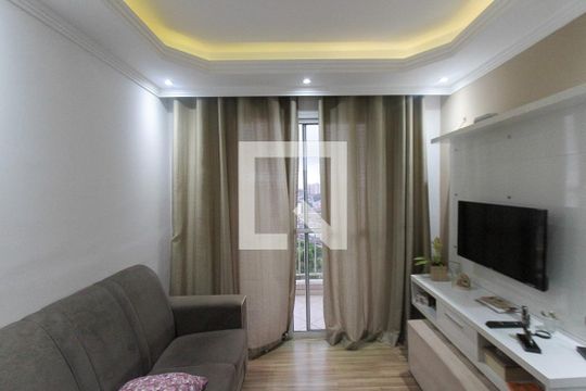 Sala de apartamento à venda com 2 quartos, 63m² em Vila Paulo Silas, São Paulo
