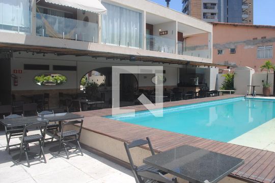 Área comum - Piscina de kitnet/studio para alugar com 1 quarto, 46m² em Jaguaribe, Salvador