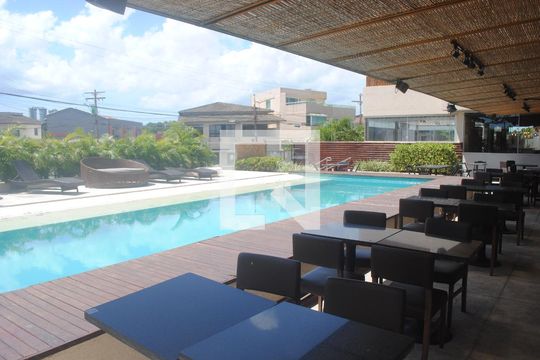 Área comum - Piscina de kitnet/studio para alugar com 1 quarto, 46m² em Jaguaribe, Salvador