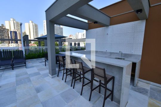 Área comum - Piscina de kitnet/studio à venda com 1 quarto, 42m² em Centro, Campinas
