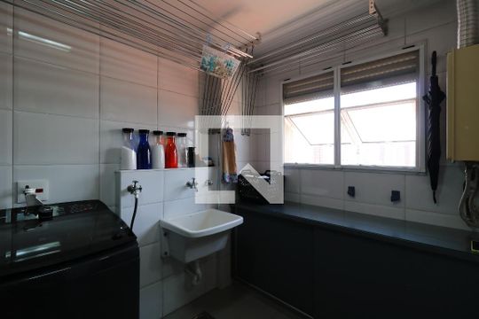 Área de Serviço de apartamento à venda com 3 quartos, 134m² em Campestre, Santo André
