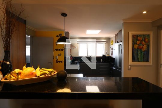Cozinha de apartamento à venda com 3 quartos, 134m² em Campestre, Santo André