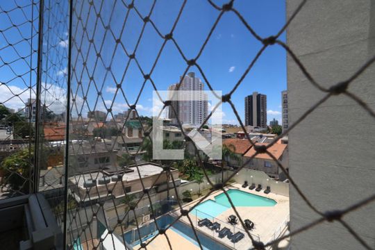 Vista da Varanda Gourmet de apartamento à venda com 3 quartos, 134m² em Campestre, Santo André
