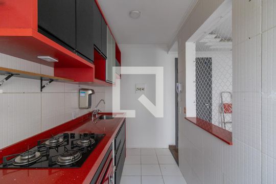 Cozinha de apartamento à venda com 2 quartos, 45m² em Ponte Grande, Guarulhos