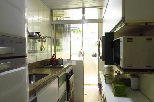Cozinha de apartamento à venda com 2 quartos, 55m² em Vila Sao Silvestre (zona Leste), São Paulo